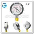 High quality stainless steel vacuum gauge with bottom mount
